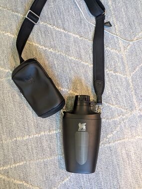 New! Stanley Cross Bottle with Matching Black Essentials Case